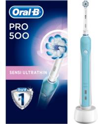 Oral-B PRO 500 Sensi UltraThin white-blue Periuta de dinti electrica