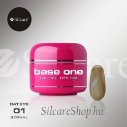 Silcare Base One Cat Eye Gel, Serwal 01#