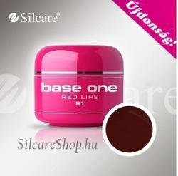 Silcare Base One Color, Red Lips 91#