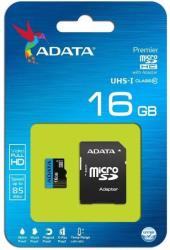 ADATA microSDHC 16GB 10/UHS-I AUSDH16GUICL10 85-RA1