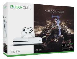 Microsoft Xbox One S (Slim) 1TB + Middle-Earth Shadow of War Preturi, Microsoft  Xbox One S (Slim) 1TB + Middle-Earth Shadow of War magazine
