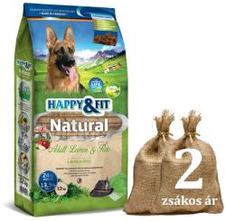Happy&Fit Natural Adult Lamb & Rice 2x12 kg