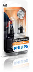 Philips Set 2 becuri auto halogen Philips Vision BAX black 1.2W 12V 12597B2