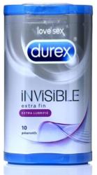 Durex Invisible Extra Lubricated 10 db