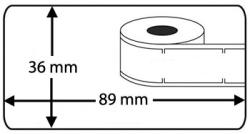 DYMO 99012 etikett címke szalag 36x89mm 260 db (Dymo 99012)