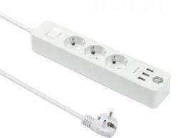 A+ 3 Plug + 3 USB 3 m Switch (P33)