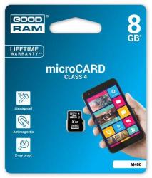 GOODRAM microSDHC 8GB C4 M400-0080R11