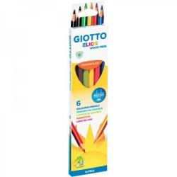 GIOTTO Creioane colorate triunghiulare 6 buc/set GIOTTO ELIOS TRI (276000)