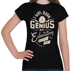 printfashion Genius - Női póló - Fekete (382380)