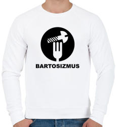 printfashion Bartosizmus - fekete - Férfi pulóver - Fehér (256691)