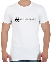 printfashion CATostrophe - Férfi póló - Fehér (262730)