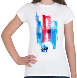 printfashion Manhattan Bridge - Női póló - Fehér (227717)