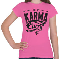 printfashion Karma - Női póló - Rózsaszín (50335)