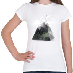 printfashion Triangle - Női póló - Fehér (239795)