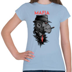 printfashion MAFIA - Női póló - Világoskék (361328)