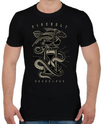 printfashion Homokóra - Férfi póló - Fekete (51413)