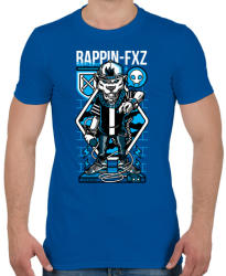 printfashion Rappin - Férfi póló - Királykék (397986)