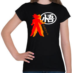 printfashion Kakarotto - Női póló - Fekete (356250)