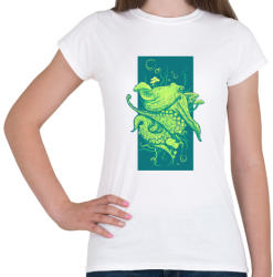 printfashion Oktopusz - Női póló - Fehér (397043)