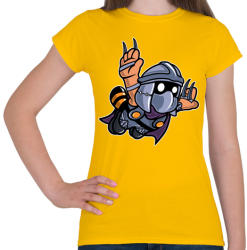 printfashion Zúzó - Női póló - Sárga (97577)