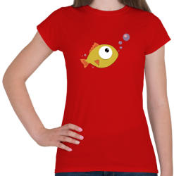 printfashion Fish - Női póló - Piros (342399)