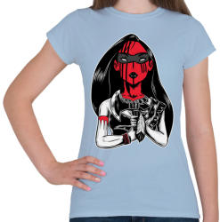 printfashion Háború hercegnője - Női póló - Világoskék (52166)