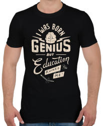 printfashion Genius - Férfi póló - Fekete (382334)