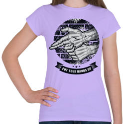 printfashion Kezeket fel! - Női póló - Viola (132320)