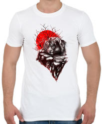 printfashion Tigris territórium - Férfi póló - Fehér (391780)