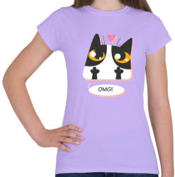 printfashion OMG - Női póló - Viola (400572)