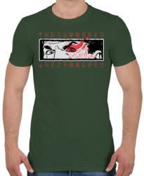 printfashion Idéző - Férfi póló - Katonazöld (84136)