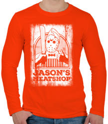 printfashion Jason húsboltja - Férfi hosszú ujjú póló - Narancs (158284)