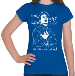 printfashion Joey - Női póló - Királykék (393334)
