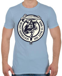 printfashion Deszkás legenda - Férfi póló - Világoskék (367233)