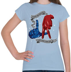 printfashion LA örök. . . - Női póló - Világoskék (53859)