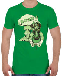 printfashion Boom - Férfi póló - Zöld (86534)