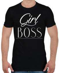 printfashion Női főnök - Férfi póló - Fekete (258783)