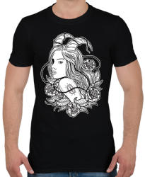 printfashion Lidérc - Férfi póló - Fekete (134950)