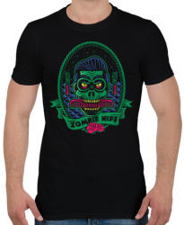 printfashion Hipszter zombi - Férfi póló - Fekete (36058)