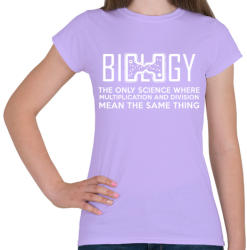 printfashion BIOLOGY - Női póló - Viola (273355)