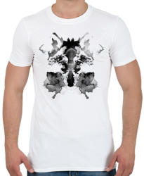 printfashion Rorschach - Férfi póló - Fehér (233479)