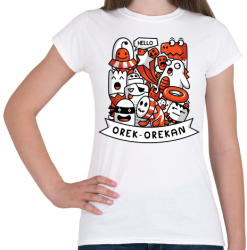 printfashion Tökfej csapat - Női póló - Fehér (44831)
