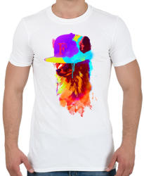 printfashion Foxeys favourite cap - Férfi póló - Fehér (221867)