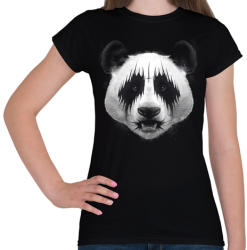 printfashion Black Metal Panda - Női póló - Fekete (38241)