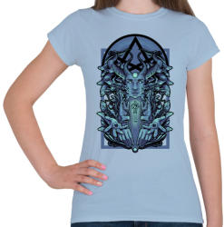 printfashion Kék vászon - Női póló - Világoskék (134575)