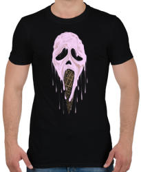 printfashion Jégsikoly - Férfi póló - Fekete (116902)