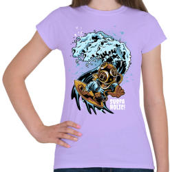 printfashion Szörfmánia - Női póló - Viola (83756)