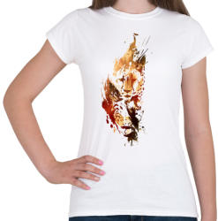 printfashion El geupardo - Női póló - Fehér (220785)
