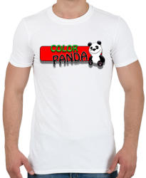 printfashion Color panda android game - Férfi póló - Fehér (335015)