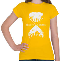 printfashion Múló idő - Női póló - Sárga (376887)